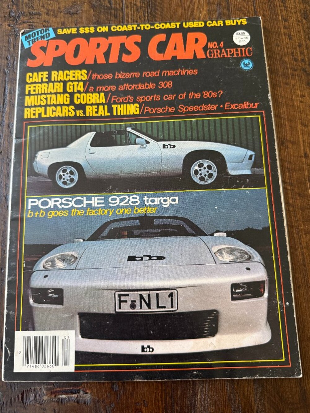 Motor Trend Sports Car No 4 Graphic Magazine Winter 1980
